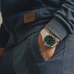 Clearance Loaded Nevada Herre Hættetrøje - Denim Melange