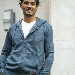 Clearance Loaded Nevada Herre Hættetrøje - Denim Melange