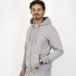 Clearance Loaded Nevada Herre Hættetrøje - Light Grey Melange