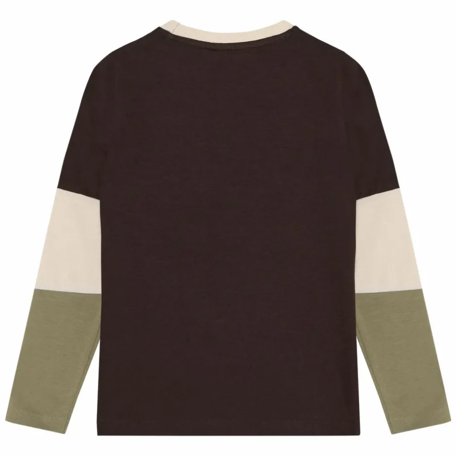 Outlet Magic Kids Drenge Langærmet t-shirt - Chocolate Torte