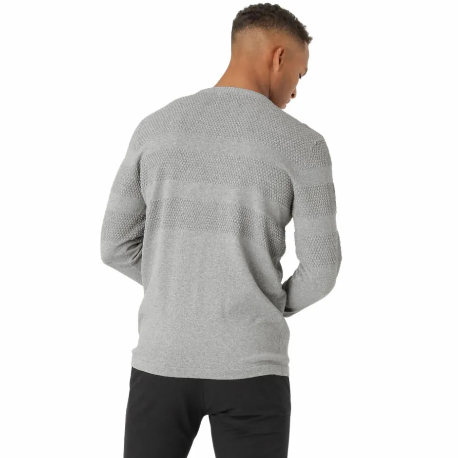 Outlet Marcus Affleck Herre Striktrøje - Lt. Grey Mix