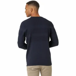 New Marcus Affleck Herre Striktrøje - Dark Navy