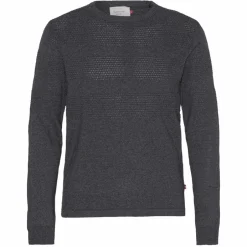 Outlet Marcus Affleck Herre Striktrøje - Dk. Grey Mix