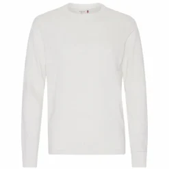 Sale Marcus Affleck Herre Striktrøje - Antic White