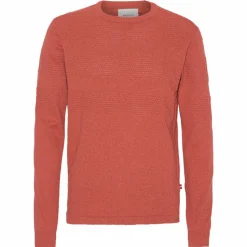 Clearance Marcus Affleck Herre Striktrøje - Cowhide Brown