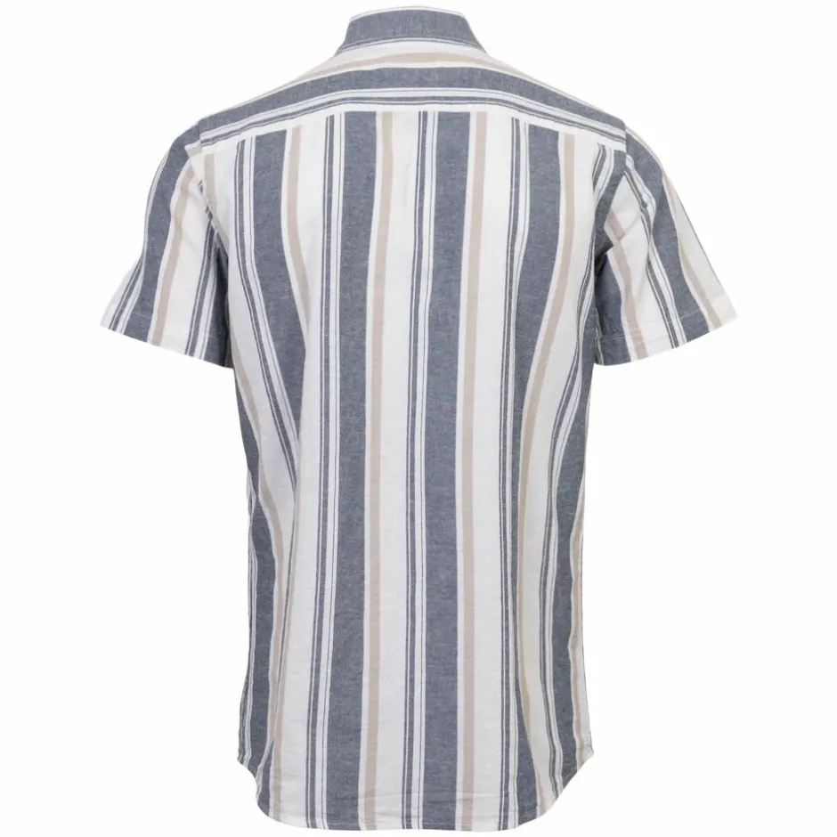 Best Marcus Aggasi Herre Kortærmet skjorte i hørmix - Off white