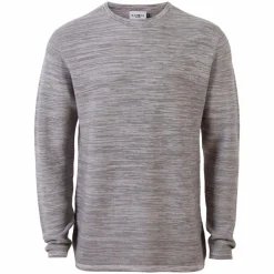 Online Marcus Barlow Herre Striktrøje - Grey Mix