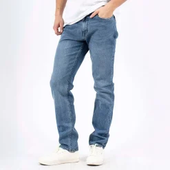 Outlet Marcus Blaze Herre Jeans - Dry Blue Wash