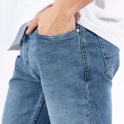 Outlet Marcus Blaze Herre Jeans - Dry Blue Wash