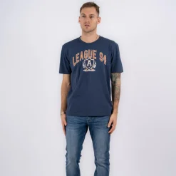 Best Marcus Boxy Herre T-shirt - Insignia Blue
