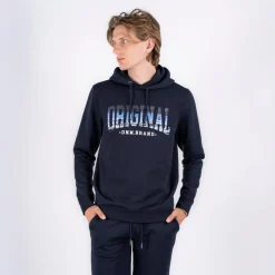 Best Marcus Colin Herre Hættetrøje - Dk. Navy