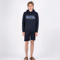 Best Marcus Colin Herre Hættetrøje - Dk. Navy