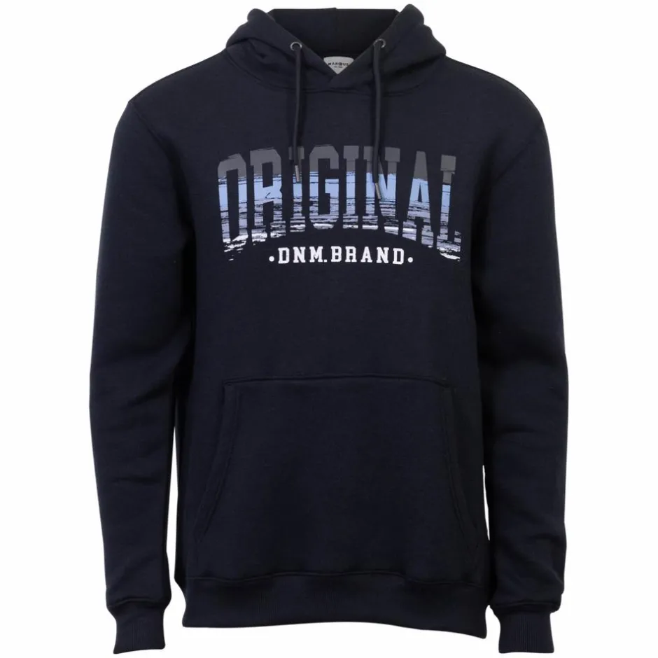 Best Marcus Colin Herre Hættetrøje - Dk. Navy