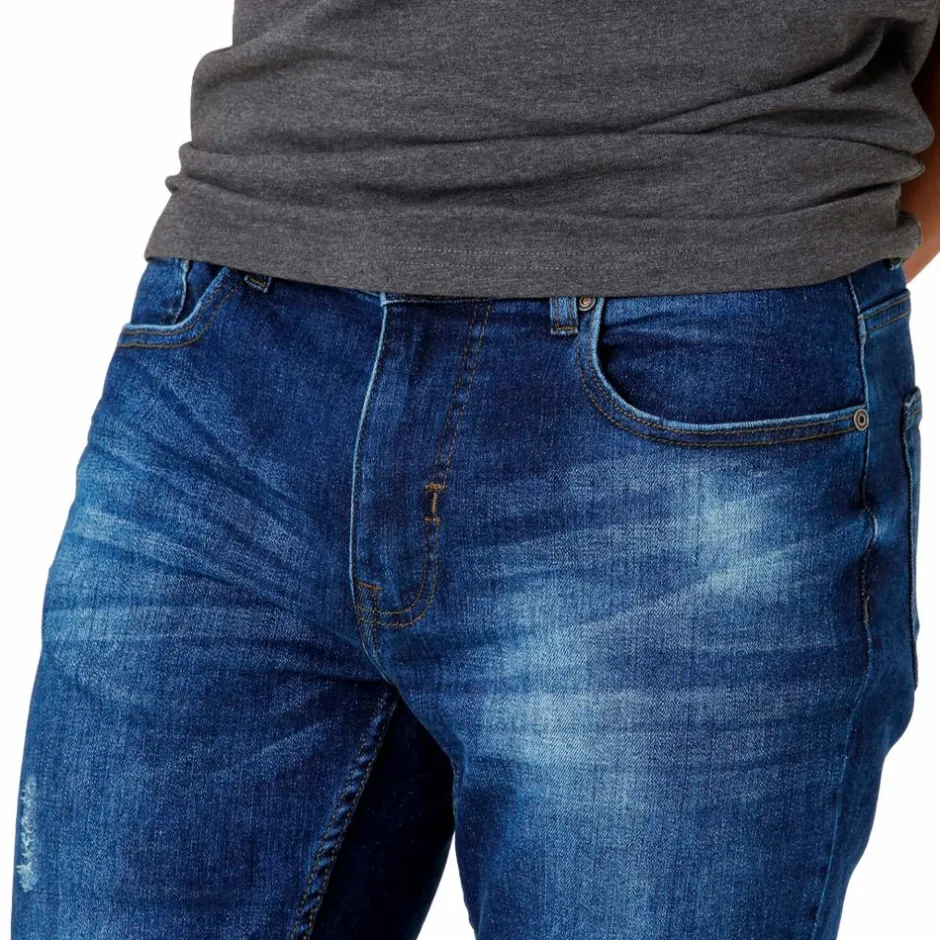 Clearance Marcus Cutler Herre Jeans - Sea Blue Used