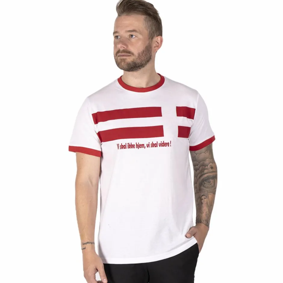 Clearance Marcus Danmark Herre T-shirt - White