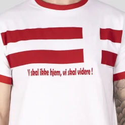 Clearance Marcus Danmark Herre T-shirt - White