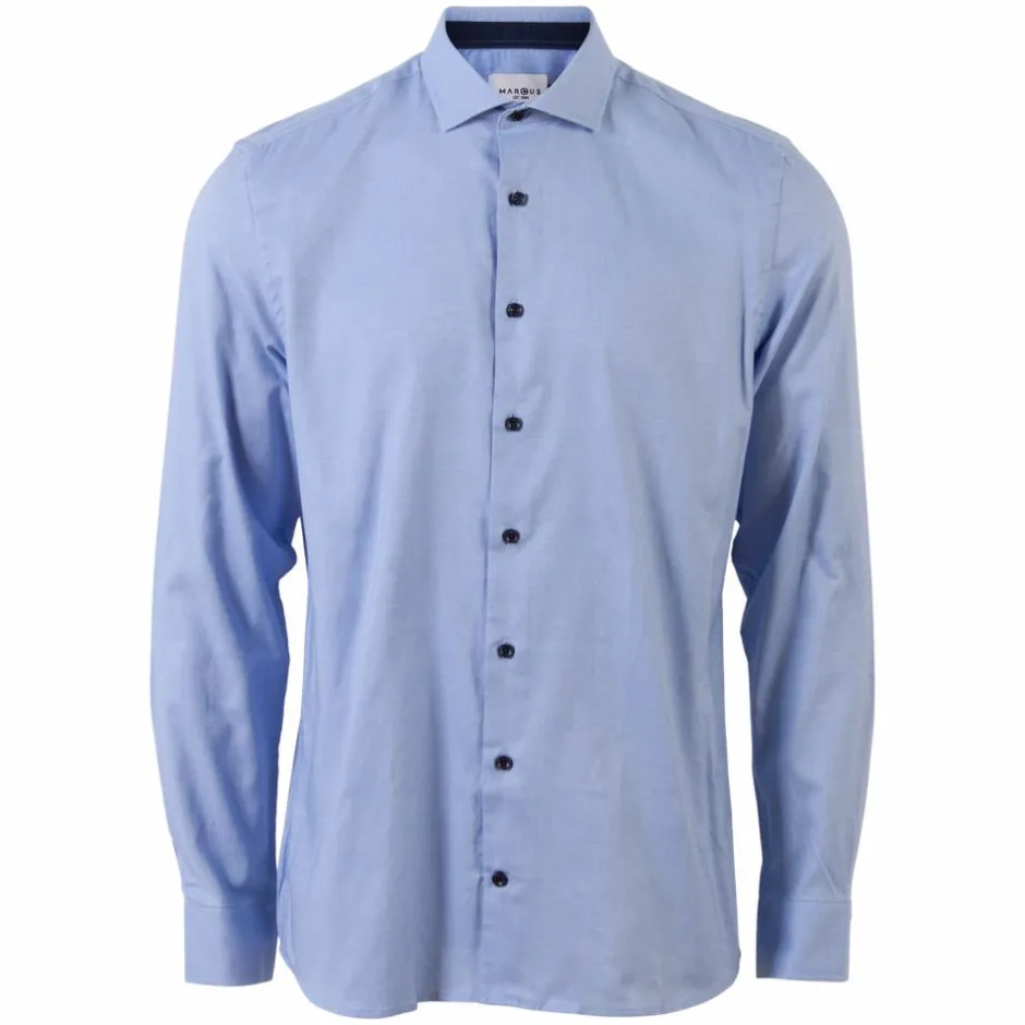 New Marcus Desmond Herre Skjorte - Classic Blue