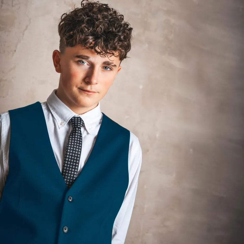 Hot Marcus Joey Herre Vest - Blue Moon