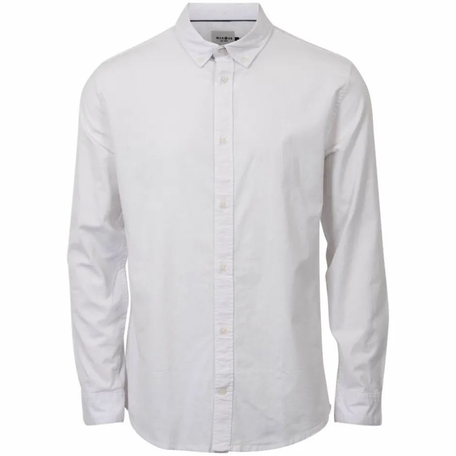 Clearance Marcus Jon Herre Skjorte - White