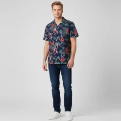 Hot Marcus Jule Herre Skjorte - Dark Sapphire