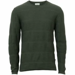 New Marcus Kaisen Herre Striktrøje - Army Green
