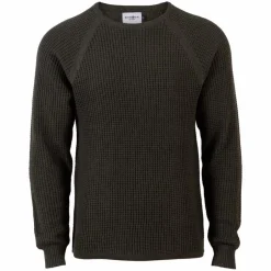 Sale Marcus Kyle Herre Striktrøje - Deep Olive Mix