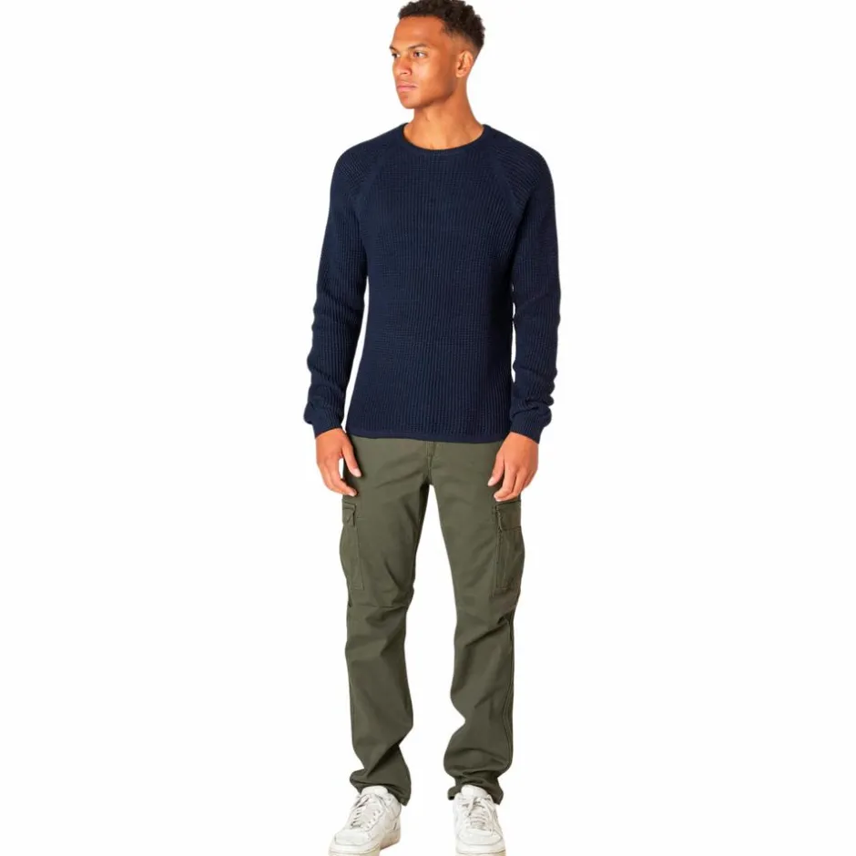 Best Marcus Kyle Herre Striktrøje - Dark Navy