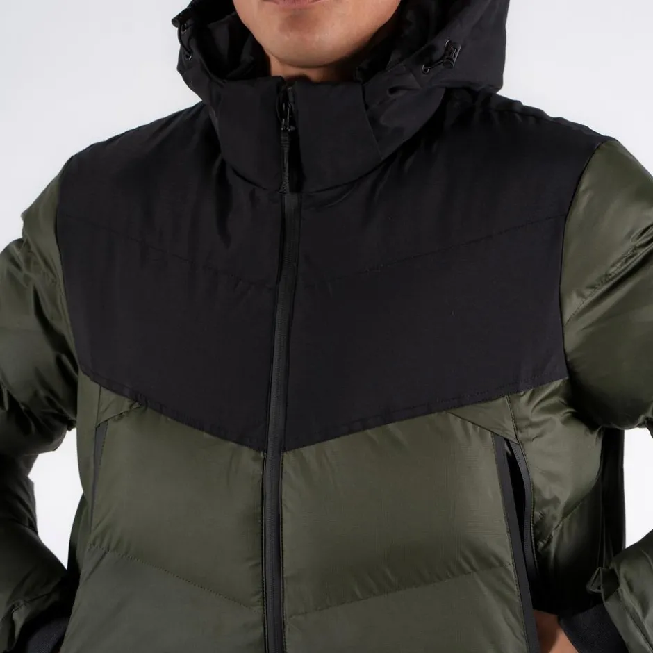 Sale Marcus Lebron short Herre Jakke - Olive green