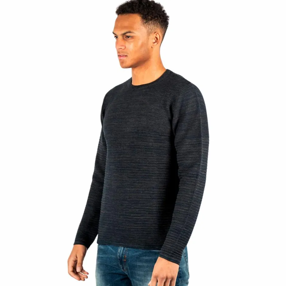 Discount Marcus Orlando O Herre Striktrøje - Dark Navy
