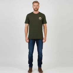 New Marcus River Herre T-shirt - Olive green