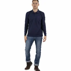 Outlet Marcus Tyler Herre Polo - Naval Blue
