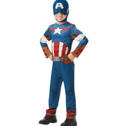 Online Marvel Børne Kostume - CAPTAIN AMERICA
