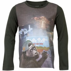 Me Too Drenge Langærmet t-shirt - Kombu Green