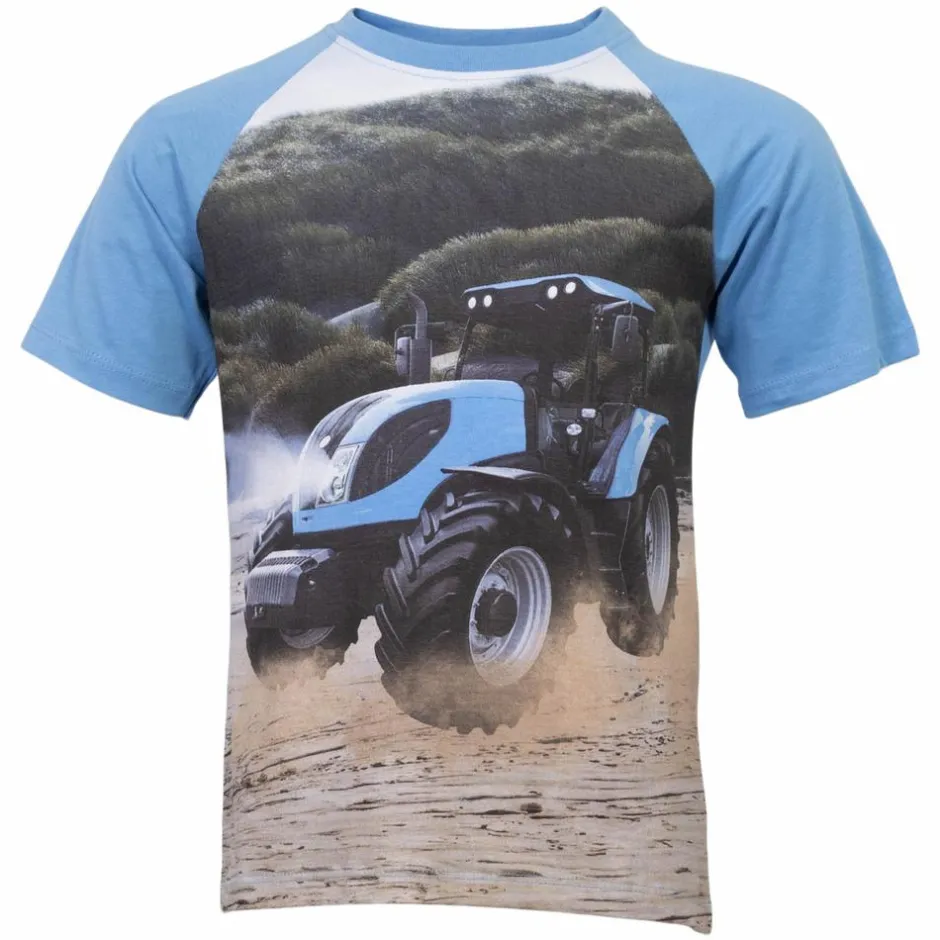 New Me Too Drenge T-shirt - Azure Blue