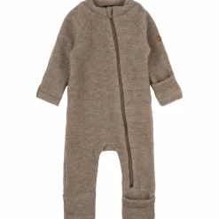 Discount Mikk-line Baby Heldragt i merinould - Melange Denver