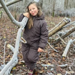 Outlet Mikk-line Børne Flyverdragt m. BIONIC-FINISH® ECO coating - RAISIN