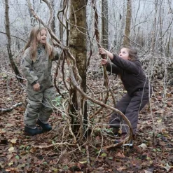 Outlet Mikk-line Børne Flyverdragt m. BIONIC-FINISH® ECO coating - RAISIN
