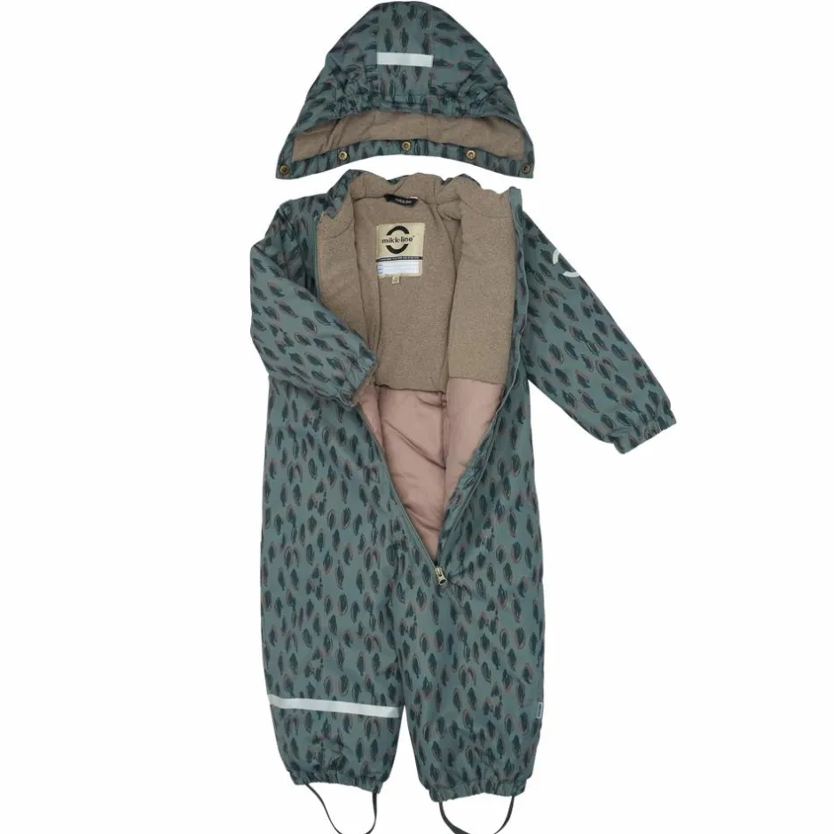 New Mikk-line Børne Flyverdragt m. BIONIC-FINISH® ECO coating - Balsam Green