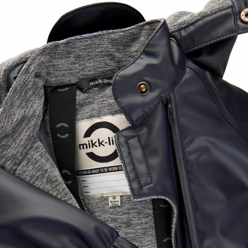 Hot Mikk-line Børne Regndragt m. for - Dark Navy