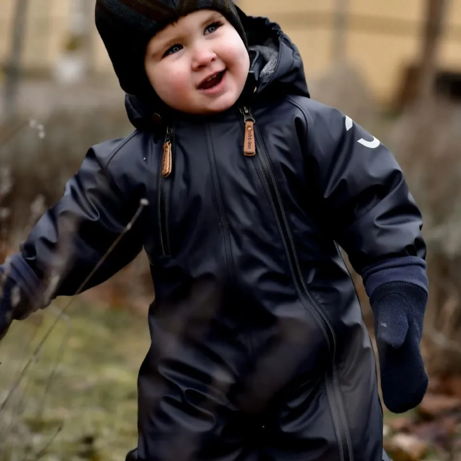 Hot Mikk-line Børne Regndragt m. for - Dark Navy