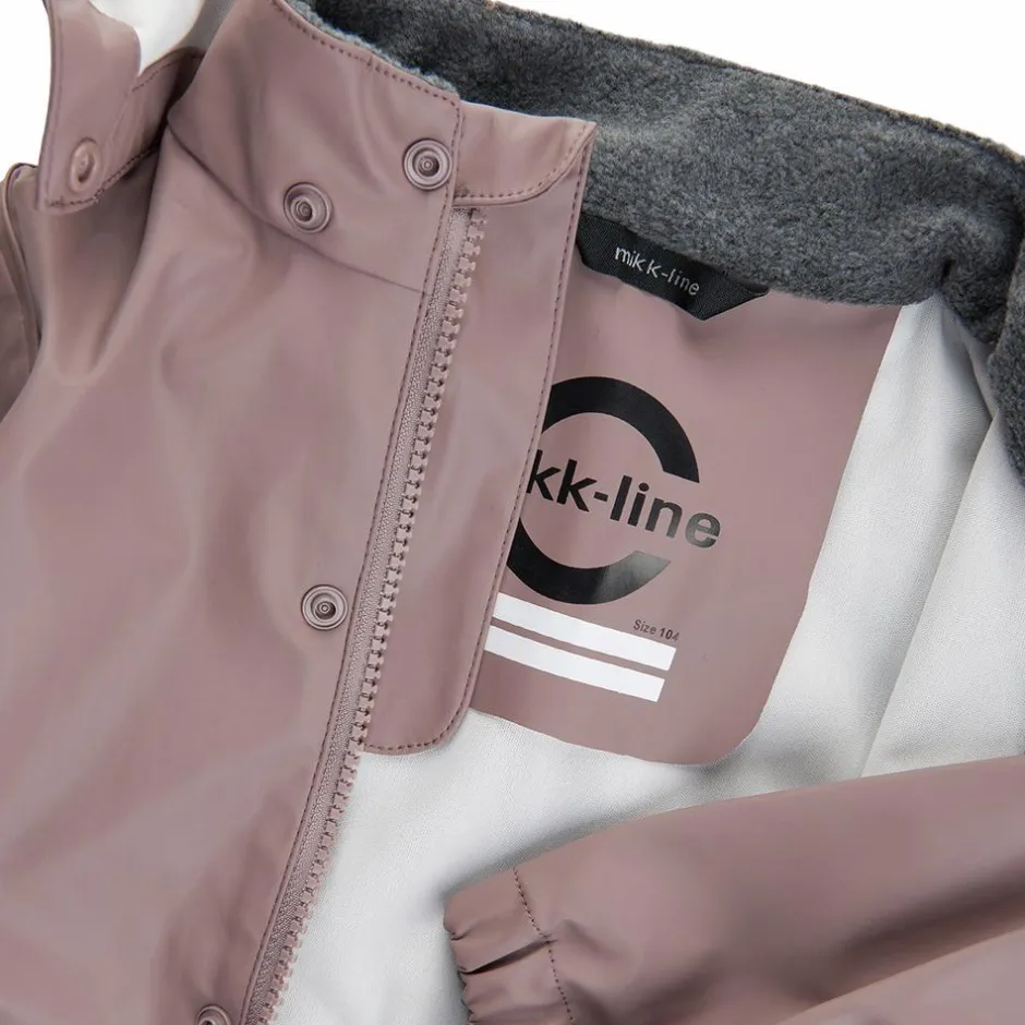 Outlet Mikk-line Børne Regnsæt - Adobe Rose