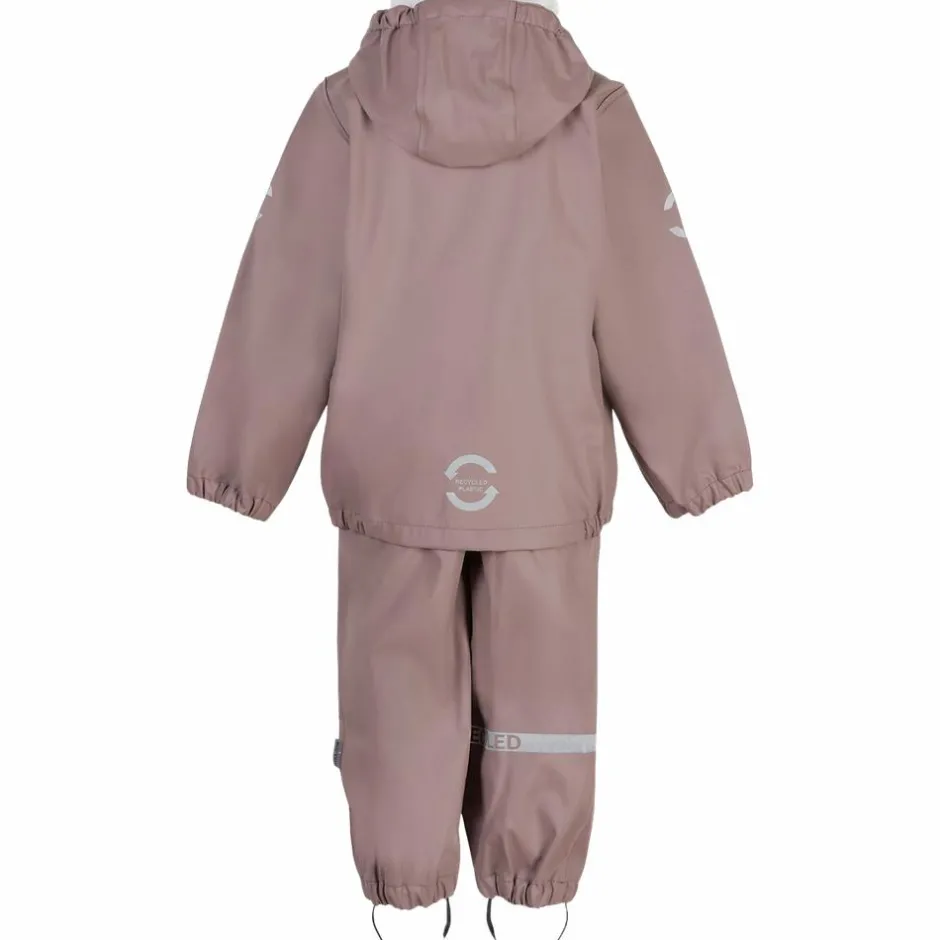 Outlet Mikk-line Børne Regnsæt - Adobe Rose
