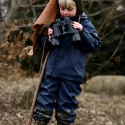 Clearance Mikk-line Børne Regnsæt - Blue Nights
