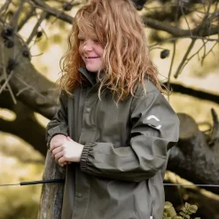 Outlet Mikk-line Børne Regnsæt - Dusty Olive