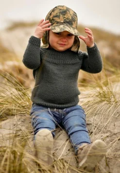 Best Mikk-line Børne Solhat - Dusty Olive