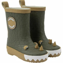 Online Mikk-line Drenge Gummistøvler - Dusty Olive
