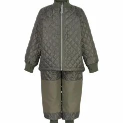 Clearance Mikk-line Drenge Termosæt m. BIONIC-FINISH® ECO coating - Dusty Olive