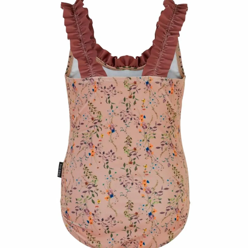 Clearance Mikk-line Pige Badedragt - Nougat