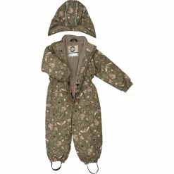 Outlet Mikk-line Pige Flyverdragt m. BIONIC-FINISH® ECO coating - Burnt Olive