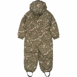 Outlet Mikk-line Pige Flyverdragt m. BIONIC-FINISH® ECO coating - Burnt Olive